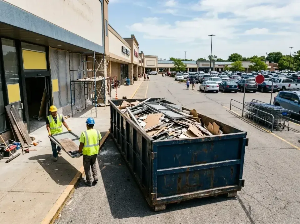 retail-store-renovation-debris-003 — frequently asked questions, Roll-off Dumpster Rentals in Oak Trail Shores, TX